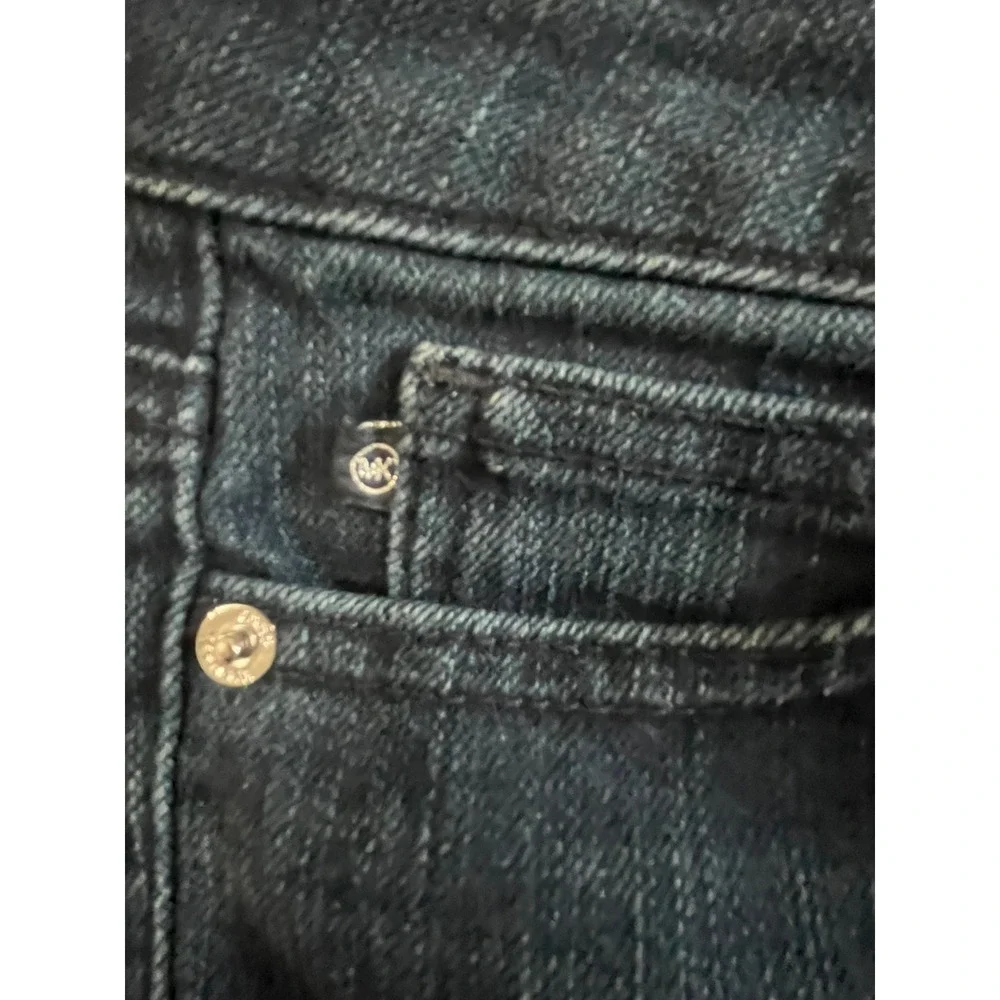 Michael‎ Kors Womens Skinny Jeans Dark Wash Denim Size 8 Mid Rise Whiskered